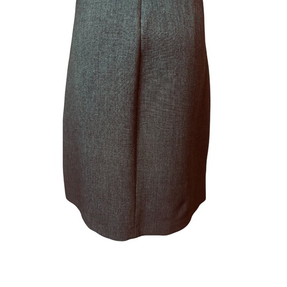 ZARA Womens Gray Short Sleeve Mini Dress With Shoulder Button Detail - Picture 13 of 13